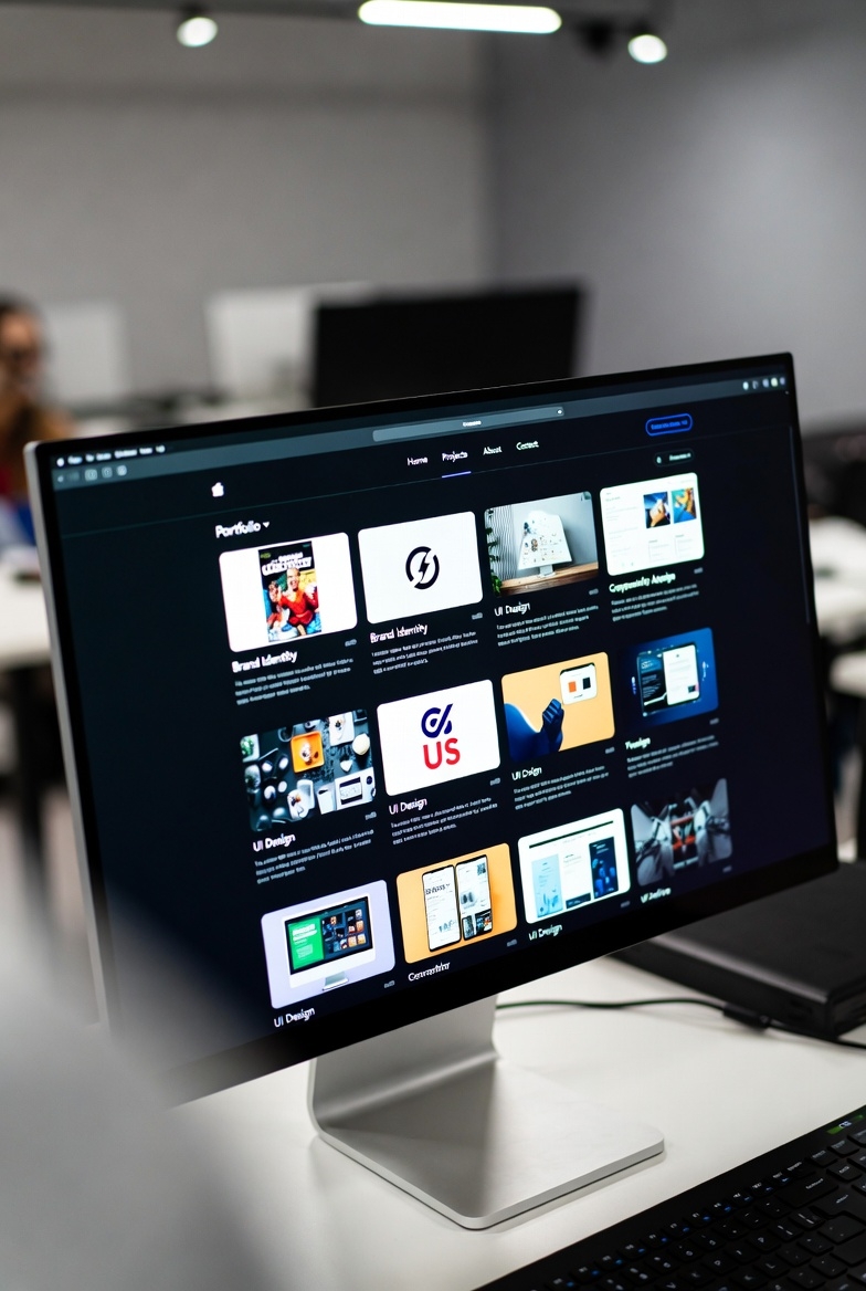 Приклад сайту-портфоліо, розробленого студією Saiton